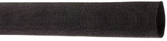 Techflex - 1.13" ID Black Woven Sleeving for Hoses - 50' Long, -50 to 248°F - Americas Tooling