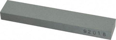 Made in USA - 4-1/4" Long x 3/4" Diam x 3/8" Thick, Silicon Carbide Sharpening Stone - Round, Fine Grade - Americas Tooling