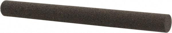 Made in USA - 4" Long x 3/8" Diam x 3/8" Thick, Aluminum Oxide Sharpening Stone - Round, Coarse Grade - Americas Tooling