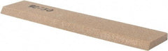 Made in USA - 5" Long x 1" Wide x 3/16" Thick, Aluminum Oxide Sharpening Stone - Rectangle, Medium Grade - Americas Tooling