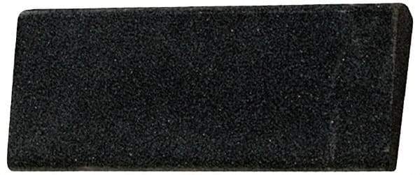 Made in USA - 4-1/2" Long x 1-3/4" Diam x 3/8" Thick, Aluminum Oxide Sharpening Stone - Round, Coarse Grade - Americas Tooling