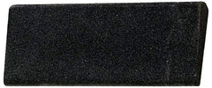 Made in USA - 4-1/2" Long x 1-3/4" Diam x 1/2" Thick, Silicon Carbide Sharpening Stone - Round, Coarse Grade - Americas Tooling