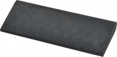 Made in USA - 4-1/2" Long x 1-3/4" Diam x 1/2" Thick, Silicon Carbide Sharpening Stone - Round, Medium Grade - Americas Tooling