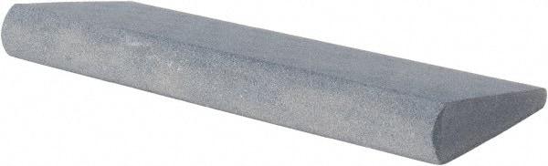 Made in USA - 4-1/2" Long x 1-3/4" Diam x 1/2" Thick, Silicon Carbide Sharpening Stone - Round, Fine Grade - Americas Tooling