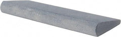 Made in USA - 4-1/2" Long x 1-3/4" Diam x 1/2" Thick, Silicon Carbide Sharpening Stone - Round, Fine Grade - Americas Tooling