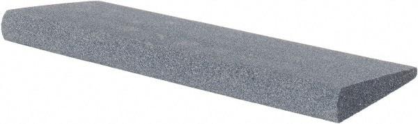 Made in USA - 4-1/2" Long x 1-3/4" Diam x 3/8" Thick, Silicon Carbide Sharpening Stone - Round, Medium Grade - Americas Tooling