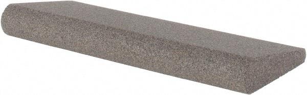 Made in USA - 4-1/2" Long x 1-3/4" Diam x 1/2" Thick, Aluminum Oxide Sharpening Stone - Round, Coarse Grade - Americas Tooling