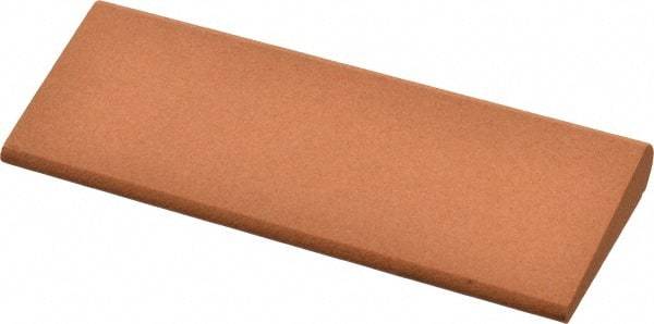 Made in USA - 4-1/2" Long x 1-3/4" Diam x 1/2" Thick, Aluminum Oxide Sharpening Stone - Round, Fine Grade - Americas Tooling