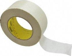 3M - 60 Yd Long x 2" Wide, Series 361, White Silicone Glass Cloth Tape - 7.5 mil Thick, 182 Lb/In Tensile Strength - Americas Tooling