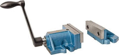 Bison - 6" Jaw Width, Horizontal Stationary Machine Vise - Manual Operation, 1 Station, 3" Deep, 8,990 Lb Max Clamp Force - Americas Tooling