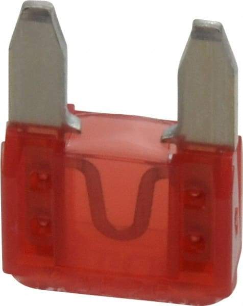 Cooper Bussmann - 10 Amp, 32 VDC, Bussmann ATM-10, Fast Acting Automotive Fuse - 0.43" Long, Red, Littlefuse MIN010, Ferraz Shawmut AF2-10 - Americas Tooling