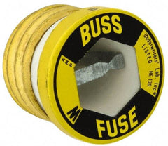 Cooper Bussmann - 125 VAC, 6 Amp, Fast-Acting Plug Fuse - 1.21" OAL, 10 (RMS Symmetrical) kA Rating - Americas Tooling