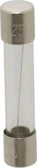 Cooper Bussmann - 250 VAC, 32 VDC, 3.2 Amp, Fast-Acting Miniature Glass Fuse - 1-1/4" OAL, 10 at 125 V kA Rating, 1/4" Diam - Americas Tooling