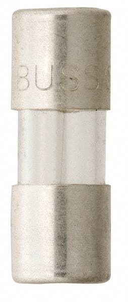 Cooper Bussmann - 250 VAC, 32 VDC, 0.125 Amp, Fast-Acting Miniature Glass Fuse - 15mm OAL, 10 at 125 V kA Rating, 5mm Diam - Americas Tooling