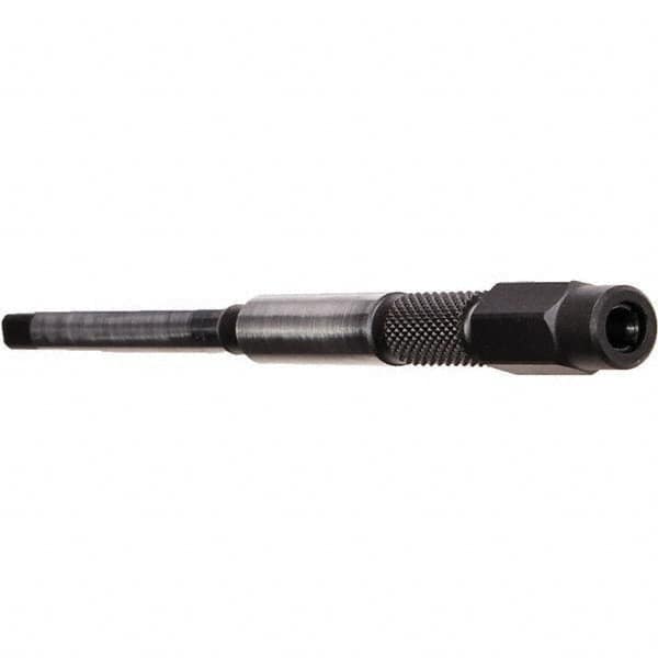 Emuge - M7 to M10mm Tap, 5.1181 Inch Overall Length, 17/32 Inch Max Diameter, Tap Extension - 7mm Tap Shank Diameter, 25mm Tap Depth, Through Coolant - Americas Tooling