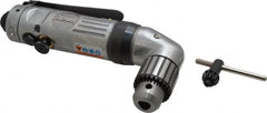 Sioux Tools - 3/8" Reversible Keyed Chuck - Right Angle Handle, 1,200 RPM, 10 CFM, 0.33 hp - Americas Tooling