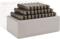 C.H. Hanson - 27 Piece, 3/16" Character Steel Stamp Set - Letters, Standard - Americas Tooling