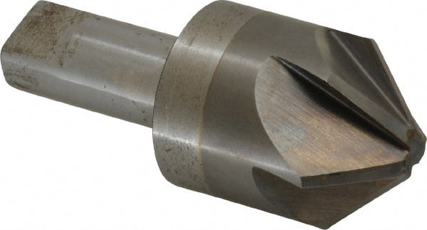 M.A. Ford - 1-1/2" Head Diam, 3/4" Shank Diam, 6 Flute 90° Solid Carbide Countersink - Americas Tooling