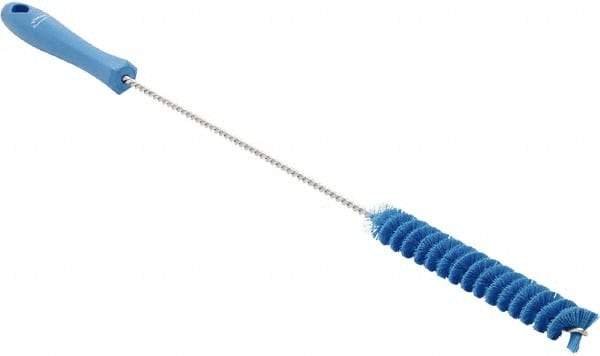 Vikan - 3/4" Diam Polyester Valve Brush - 19-5/8" OAL, 5-3/4" Head Length, Polypropylene & Stainless Steel Handle - Americas Tooling