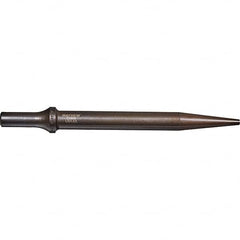 Mayhew - 3/16" Head Width, 7-1/2" OAL, Tapered Punch Chisel - Round Drive, Round Shank, Steel - Americas Tooling