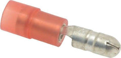 3M - 22 to 18 AWG Crimp Bullet Connector - Red Nylon Insulation - Americas Tooling