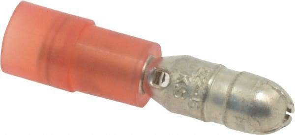 3M - 22 to 18 AWG Crimp Bullet Connector - Red Nylon Insulation - Americas Tooling