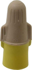 3M - 2, 22 to 3, 12 AWG, 600 Volt, Flame Retardant, Wing Twist on Wire Connector - Tan & Yellow, 221°F - Americas Tooling