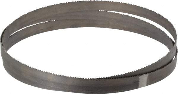 Starrett - 8 to 12 TPI, 7' 9-1/2" Long x 3/4" Wide x 0.035" Thick, Welded Band Saw Blade - Bi-Metal, Toothed Edge, Raker Tooth Set, Contour Cutting - Americas Tooling