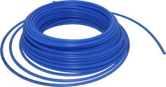 Parker - 11/64" ID x 1/4" OD, 0.04" Wall Thickness, 100' Long, Polyethylene Tube - Blue, 120 Max psi, -80 to 150°F - Americas Tooling