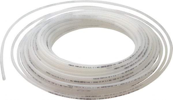 Parker - 6mm OD, 100' Long, Polyethylene Tube - Natural, -80 to 150°F - Americas Tooling