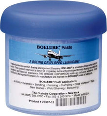 Boelube - BoeLube, 4 oz Jar Cutting Fluid - Paste, For Bending, Forming, Near Dry Machining (NDM) - Americas Tooling