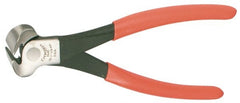 Crescent - 7-1/4" OAL, 12 AWG Capacity, 3/8" Jaw Length x 1-3/4" Jaw Width, End Cutting Pliers - Americas Tooling