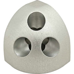 80/20 Inc. - 1-1/2" Wide x 1-1/2" High x 1-1/2" Long Open Shelving Corner Fastener - Americas Tooling