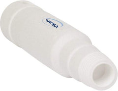 Vikan - 6-1/2 x 1-5/32" Polypropylene Squeegee Handle - European Threaded Connection, White - Americas Tooling