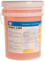 Master Fluid Solutions - Trim C380, 5 Gal Pail Grinding Fluid - Synthetic, For Machining - Americas Tooling