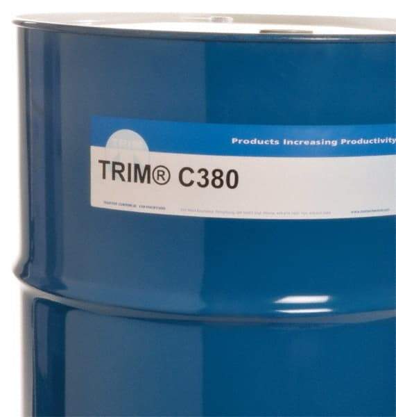 Master Fluid Solutions - Trim C380, 54 Gal Drum Grinding Fluid - Synthetic, For Machining - Americas Tooling