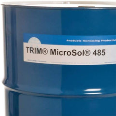 Master Fluid Solutions - Trim MicroSol 485, 54 Gal Drum Cutting & Grinding Fluid - Semisynthetic, For Machining - Americas Tooling