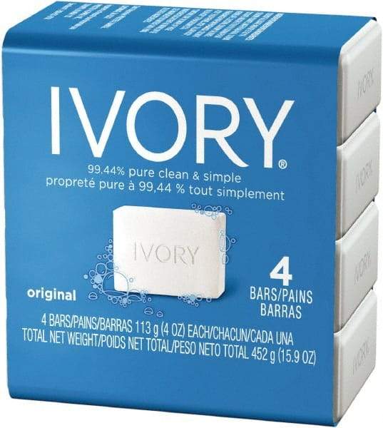 Ivory - 4 oz Box Bar Soap - White, Original Scent - Americas Tooling