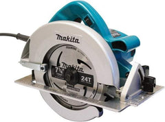 Makita - 15 Amps, 7-1/4" Blade Diam, 5,800 RPM, Electric Circular Saw - 5/8" Arbor Hole, Right Blade - Americas Tooling