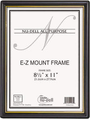 Nudell - Black/Gold Mount Frame - 11" High x 8-1/2" Wide - Americas Tooling