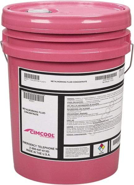 Cimcool - Cimperial 861, 5 Gal Pail Cutting & Grinding Fluid - Semisynthetic - Americas Tooling