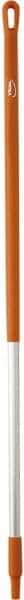 Vikan - 51 x 1-1/4" Aluminum Squeegee Handle - European Threaded Connection, Orange - Americas Tooling