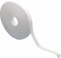 VELCRO Brand - 5/8" Wide x 25 Yd Long Self Fastening Tie/Strap Hook & Loop Roll - Continuous Roll, White, Printable Surface - Americas Tooling