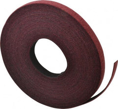 VELCRO Brand - 3/4" Wide x 25 Yd Long Self Fastening Tie/Strap Hook & Loop Roll - Continuous Roll, Cranberry, Fire Retardant, Printable Surface - Americas Tooling