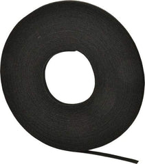VELCRO Brand - 3/8" Wide x 25 Yd Long Self Fastening Tie/Strap Hook & Loop Roll - Continuous Roll, Black - Americas Tooling
