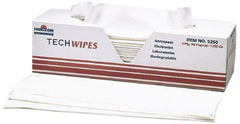 Ability One - Flat Fold Clean Room/Lab/Critical Task Wipes - 16-1/2" x 15" Sheet Size, White - Americas Tooling