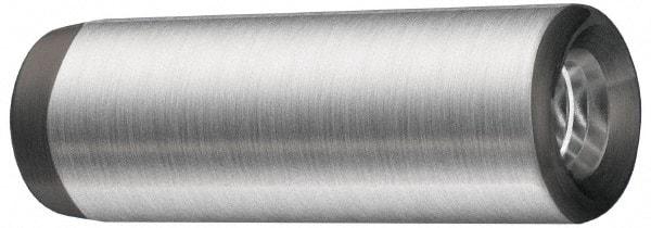 Jergens - 5/16" Diam x 2" Pin Length Alloy Steel Pull Out Dowel Pin - C 47-58 & C 60-64 (Surface) Hardness, 1 Beveled & 1 Threaded End - Americas Tooling