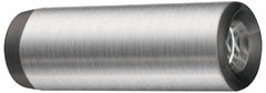 Jergens - 1/4" Diam x 2" Pin Length Alloy Steel Pull Out Dowel Pin - C 47-58 & C 60-64 (Surface) Hardness, 1 Beveled & 1 Threaded End - Americas Tooling