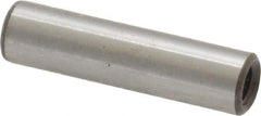 Jergens - 1/4" Diam x 1" Pin Length Alloy Steel Pull Out Dowel Pin - C 47-58 & C 60-64 (Surface) Hardness, 1 Beveled & 1 Threaded End - Americas Tooling