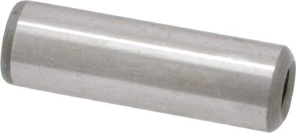 Jergens - 5/16" Diam x 1" Pin Length Alloy Steel Pull Out Dowel Pin - C 47-58 & C 60-64 (Surface) Hardness, 1 Beveled & 1 Threaded End - Americas Tooling